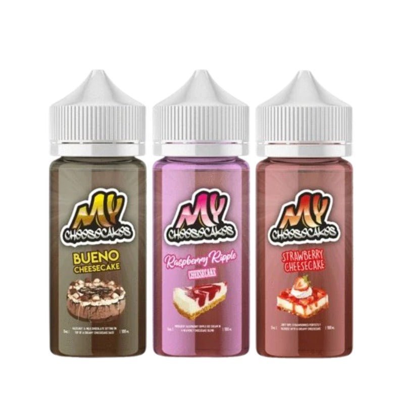 My E - Liquids Cheesecakes 100ML Shortfill Strawberry Cheesecake