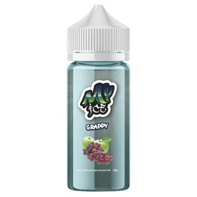 My E - Liquids Ice 100ML Shortfill Grappy Ice