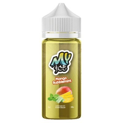 My E - Liquids Ice 100ML Shortfill Mango Bubblemint Ice