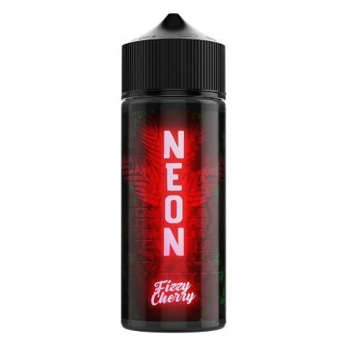 Neon 100ml shortfill E - liquid Fizzy Cherry