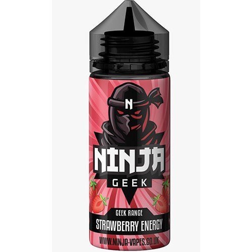 Ninja Geek E liquid 100ML Shortfill Strawberry Energy