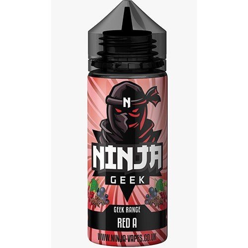 Ninja Geek E liquid 100ML Shortfill Red A