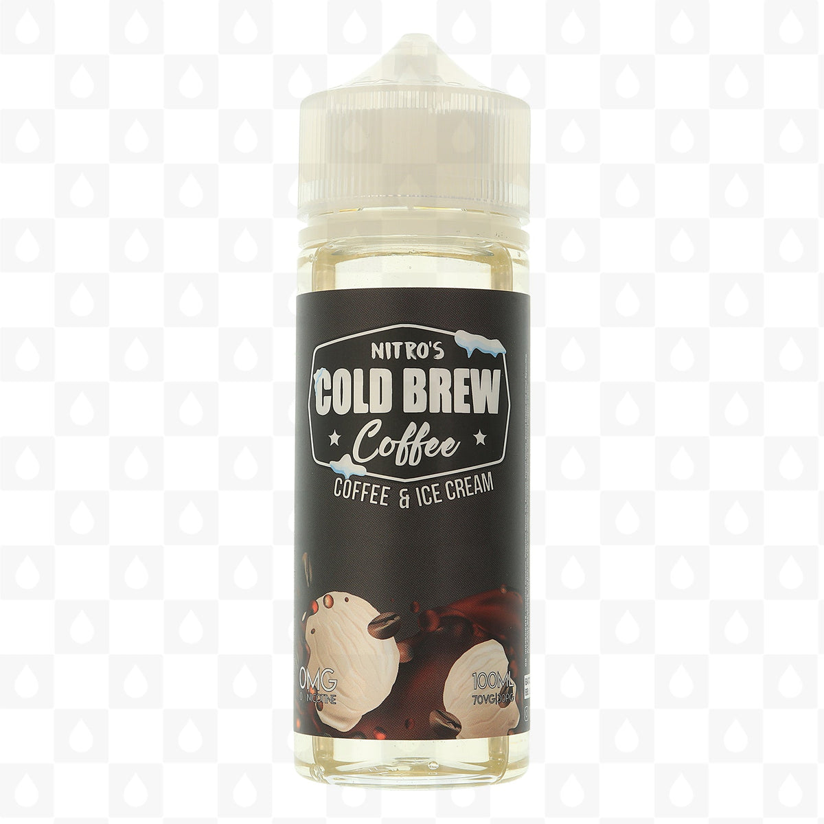 Nitro's Cold Brew 100ML Shortfill E - liquids Coffee and Ice Cream Coffee