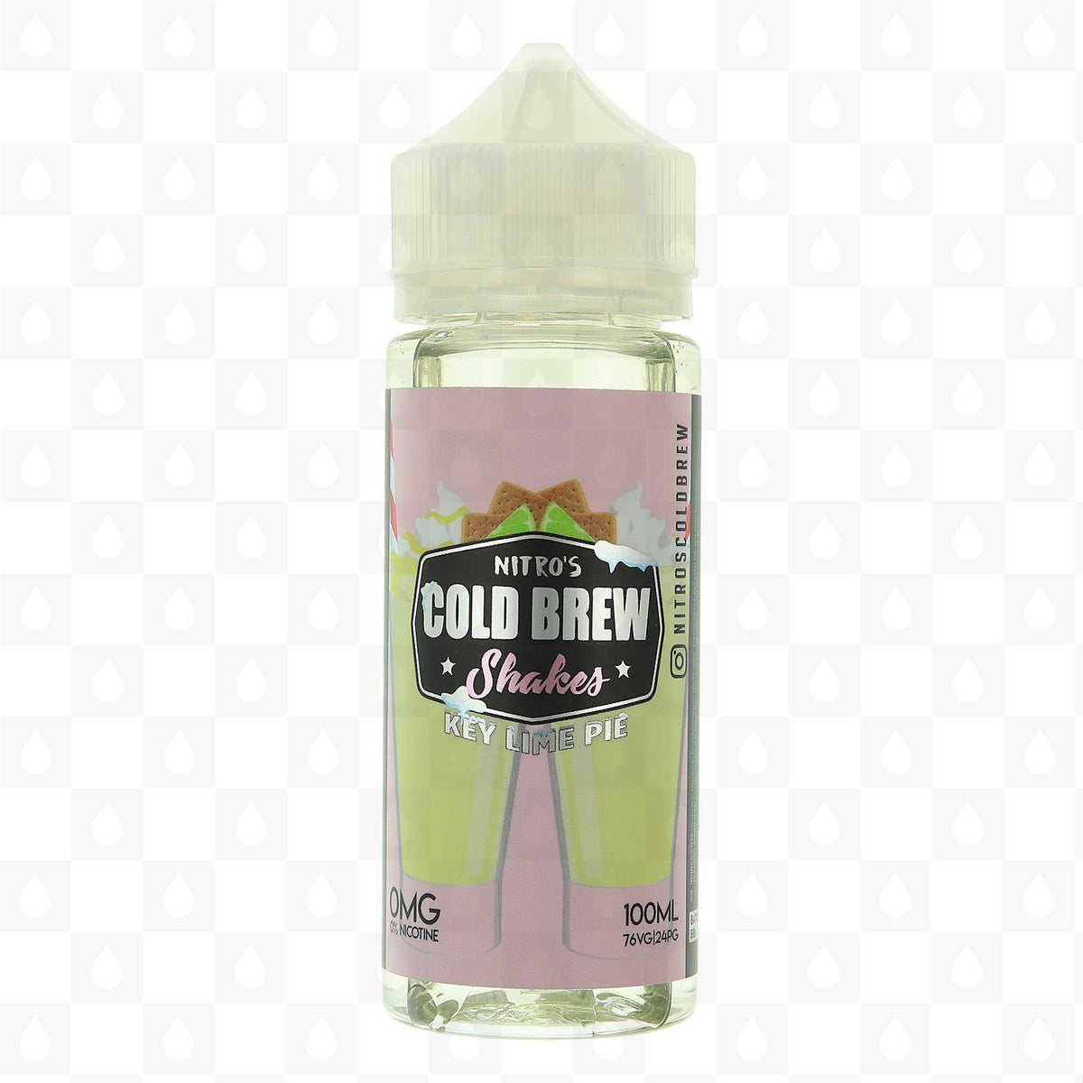 Nitro's Cold Brew 100ML Shortfill E - liquids Key Lime Pie Shakes