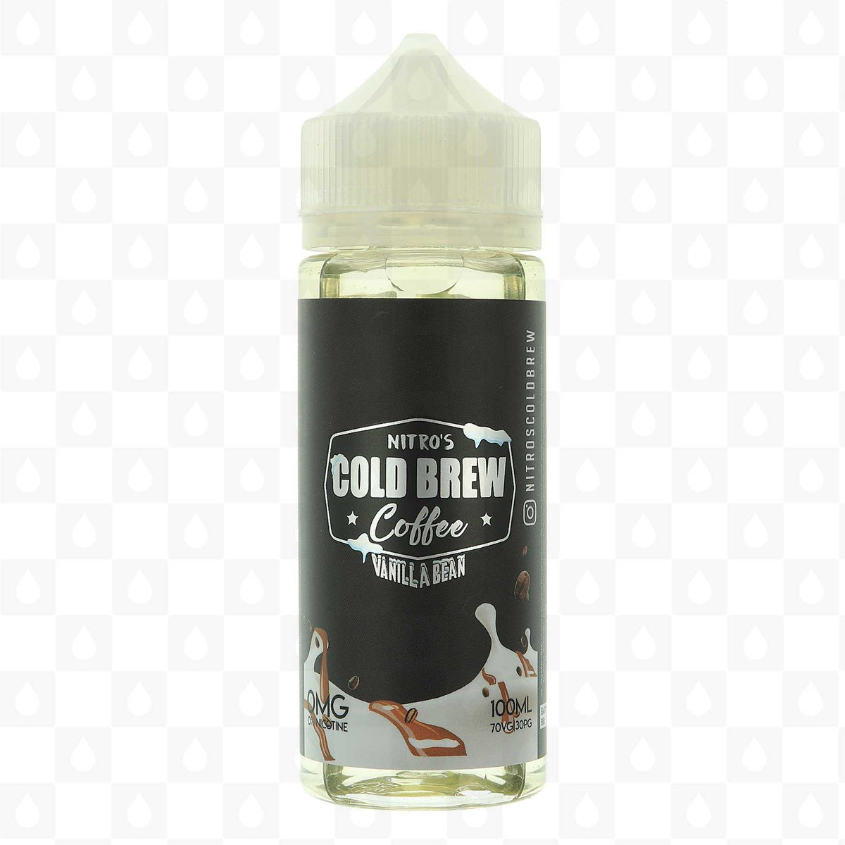 Nitro's Cold Brew 100ML Shortfill E - liquids Vanilla Bean Coffee
