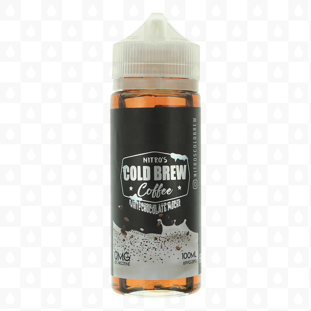 Nitro's Cold Brew 100ML Shortfill E - liquids White Chocolate Mocha Coffee