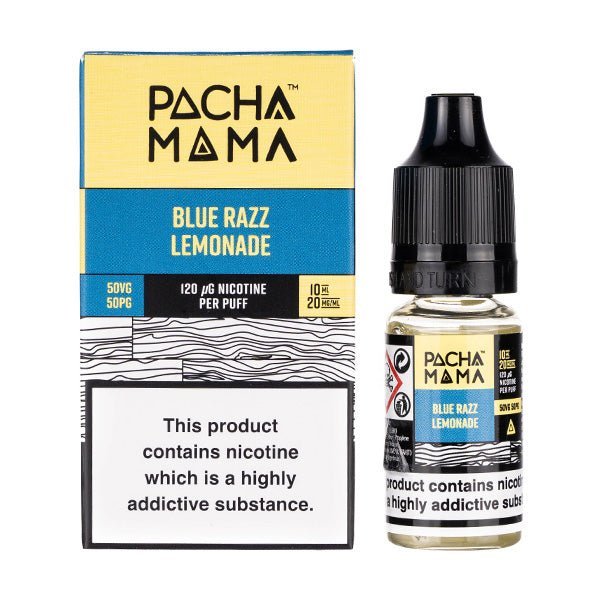 Pacha Mama Nic Salts 10ml - Box of 10 Blue Razz Lemonade