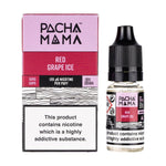 Pacha Mama Nic Salts 10ml - Box of 10 Red Grape Ice