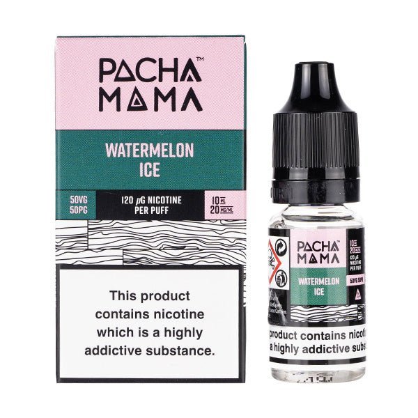 Pacha Mama Nic Salts 10ml - Box of 10 Watermelon Ice