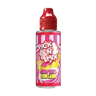 Pick N Mix 100ML Shortfill Rhubarb & Custard