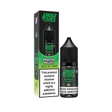 Pod Fuel Nic Salts 10ml E - liquid - Box of 10 Menthol Mojito