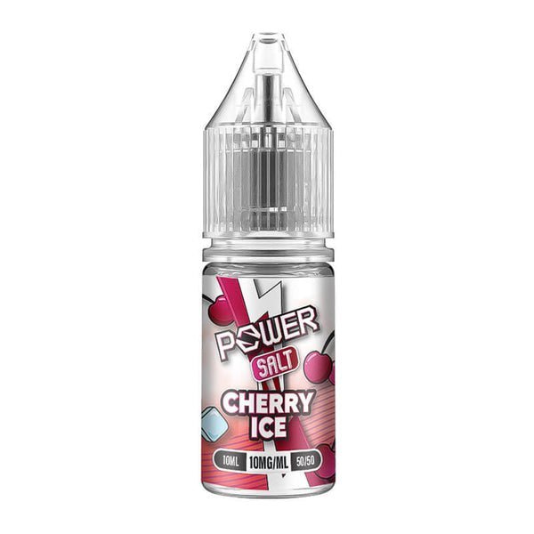 Power by JNP Nic Salts 10ml E - liquids - Pack of 10 Cherry Ice