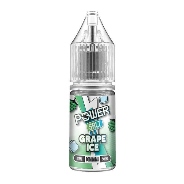 Power by JNP Nic Salts 10ml E - liquids - Pack of 10 Grape Ice