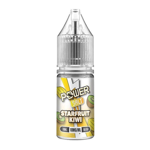 Power by JNP Nic Salts 10ml E - liquids - Pack of 10 Start Fruit Kiwi