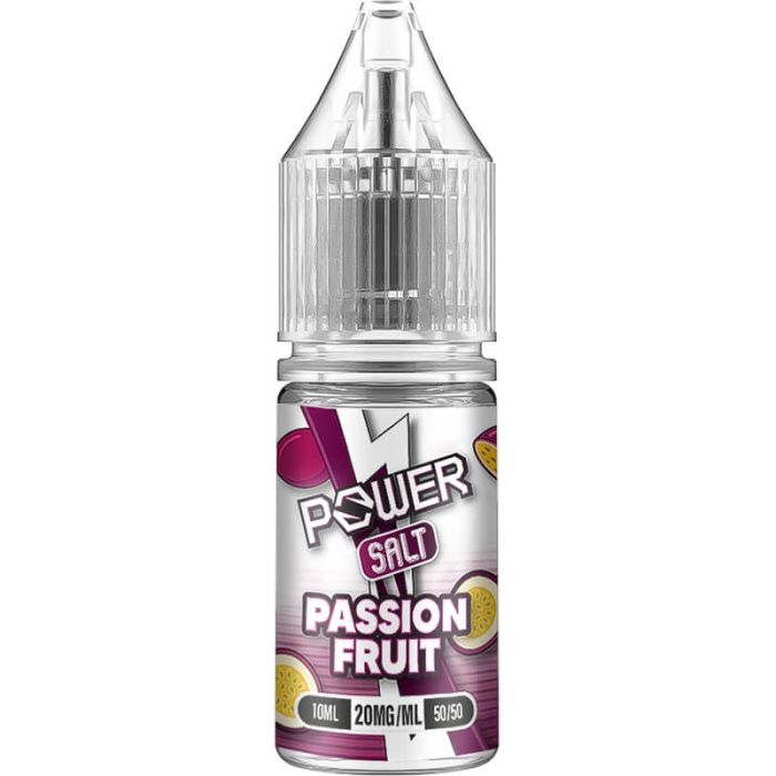 Power by JNP Nic Salts 10ml E - liquids - Pack of 10 Passion Fruit