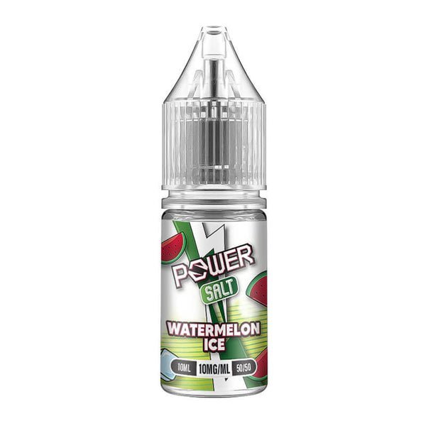 Power by JNP Nic Salts 10ml E - liquids - Pack of 10 Watermelon Ice