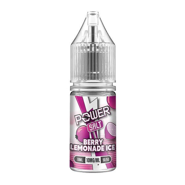 Power by JNP Nic Salts 10ml E - liquids - Pack of 10 Berry Lemonade Ice