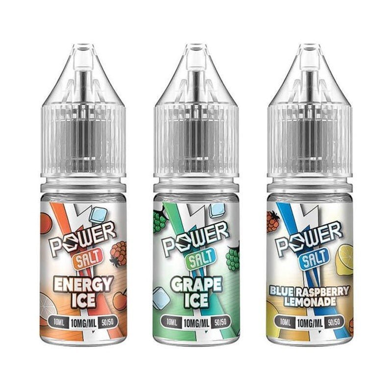 Power by JNP Nic Salts 10ml E - liquids - Pack of 10 Blueberry Raspberry Lemonade