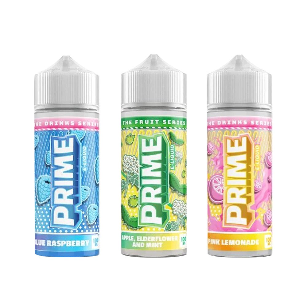 Prime 100ml Shortfill Apple Elderflower and Mint
