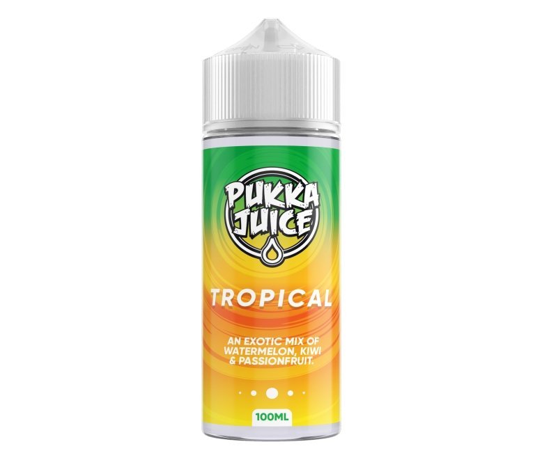 Pukka Juice 100ml Shortfill E - liquids Tropical