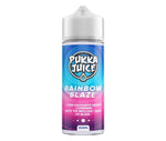 Pukka Juice 100ml Shortfill E - liquids Rainbow Blaze