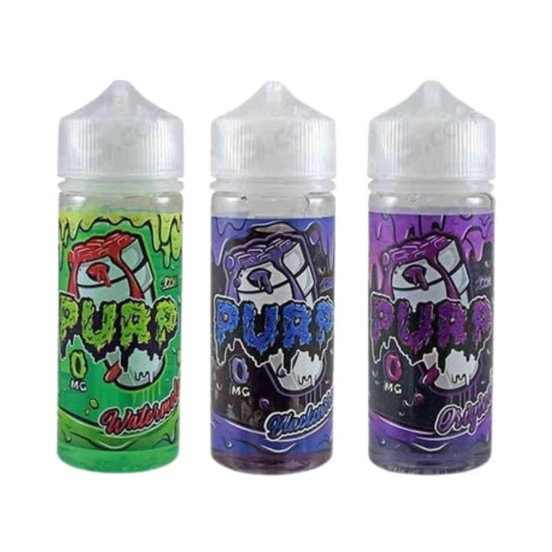 Purp E liquid - 100ML Shortfill Blue Raspberry