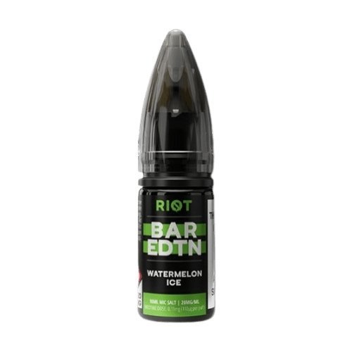 Riot Squad Bar Edition Nic Salt 10ml E - liquids - Box of 10 Watermelon Ice