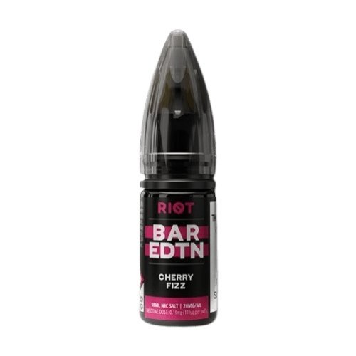 Riot Squad Bar Edition Nic Salt 10ml E - liquids - Box of 10 Cherry Fizzy