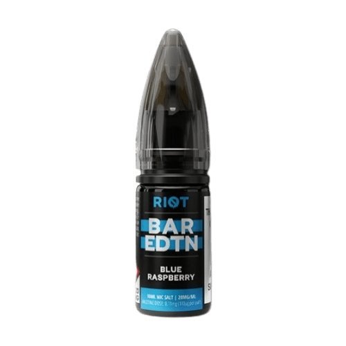 Riot Squad Bar Edition Nic Salt 10ml E - liquids - Box of 10 Blue Raspberry