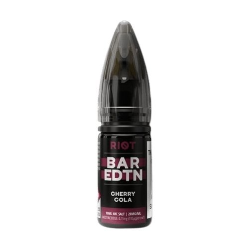 Riot Squad Bar Edition Nic Salt 10ml E - liquids - Box of 10 Cherry Cola