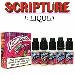 Scripture 10ml E - Liquid Pack of 3 Apple & Blackcurrant