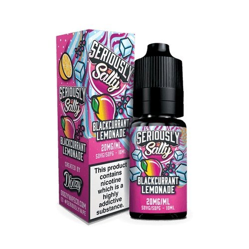 Seriously Salty 10ml Nic Salt (Pack of 10) Blackcurrant Lemonade