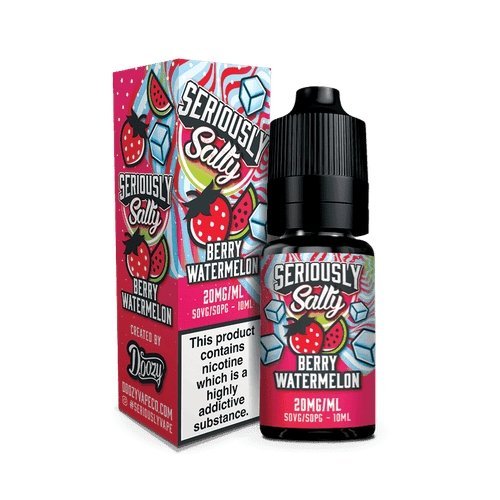 Seriously Salty 10ml Nic Salt (Pack of 10) Berry Watermelon