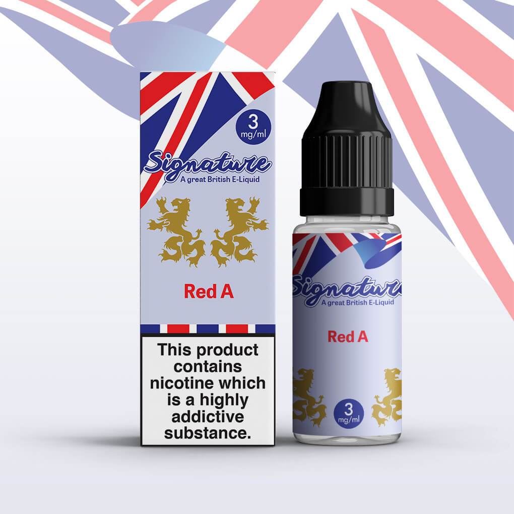 Signature - Red A - 10ml (Pack of 10) 3mg