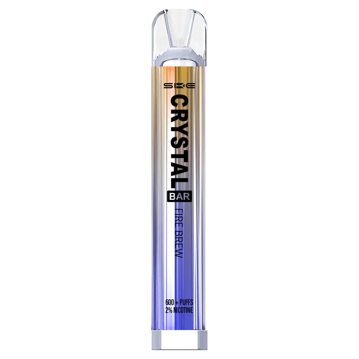 Ske Crystal Original 600 Puffs Prefilled Vape Kit - Box of 10 Fire Brew *New*