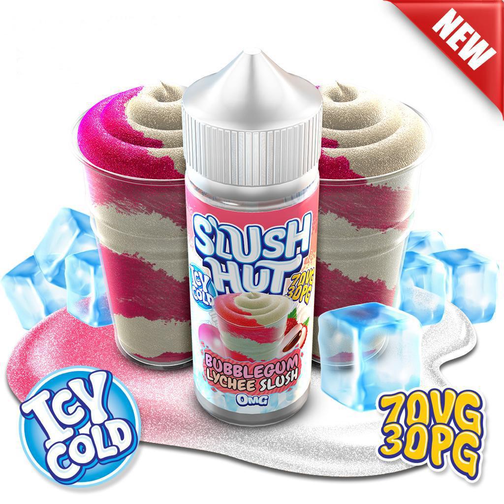 Slush Hut 100ml E - liquids Bubblegum Lychee Slush
