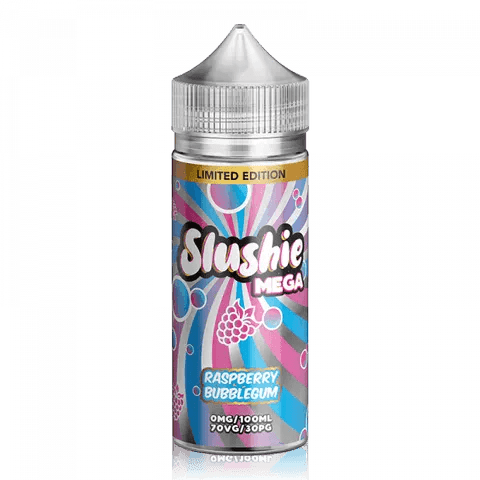 Slushie Mega 100ml Shortfill E - Liquids Raspberry Bubblegum