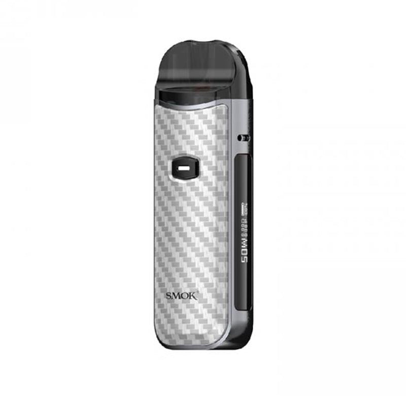 Smok Nord 50w Pod Mod Kit Silver Carbon Fiber