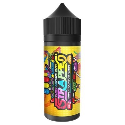 Strapped 100ML Shortfill Super Rainbow Candy