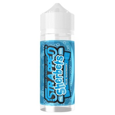 Strapped Sherbets 100ML Shortfill Blue Raspberry