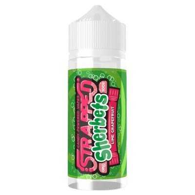 Strapped Sherbets 100ML Shortfill Lime Grapefruit