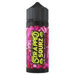 Strapped Sourz 100ML Shortfill Strawberry & Raspberry