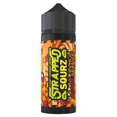 Strapped Sourz 100ML Shortfill Blood Orange