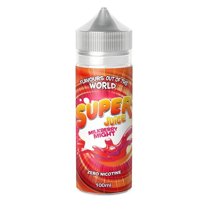 Super Juice 100ml E - liquid Shortfill Milkberry Might