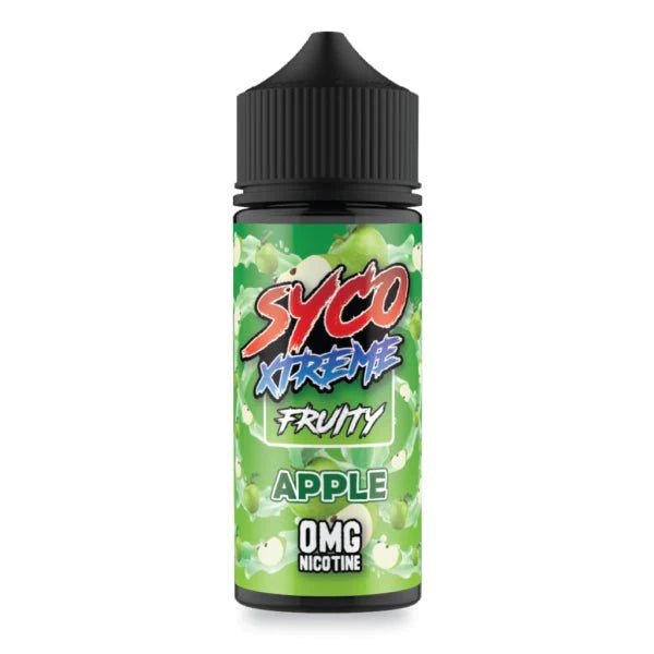 Syco Xtreme E - liquids 100ml Shortfill Apple (Fruity)
