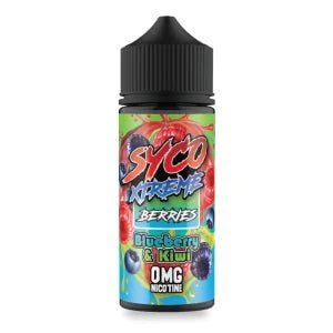 Syco Xtreme E - liquids 100ml Shortfill Blueberry & Kiw (Berries)