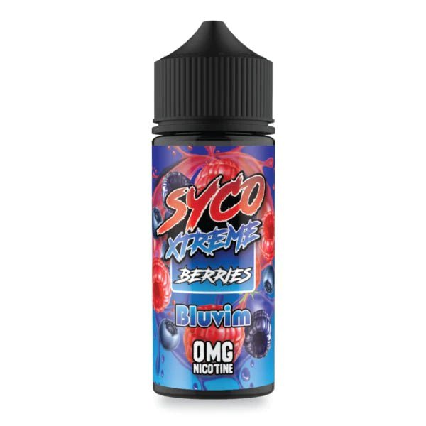 Syco Xtreme E - liquids 100ml Shortfill Bluvim (Berries)