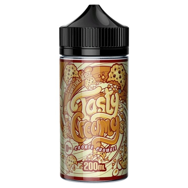 Tasty Creamy 200ml Shortfill Cookies Crumble