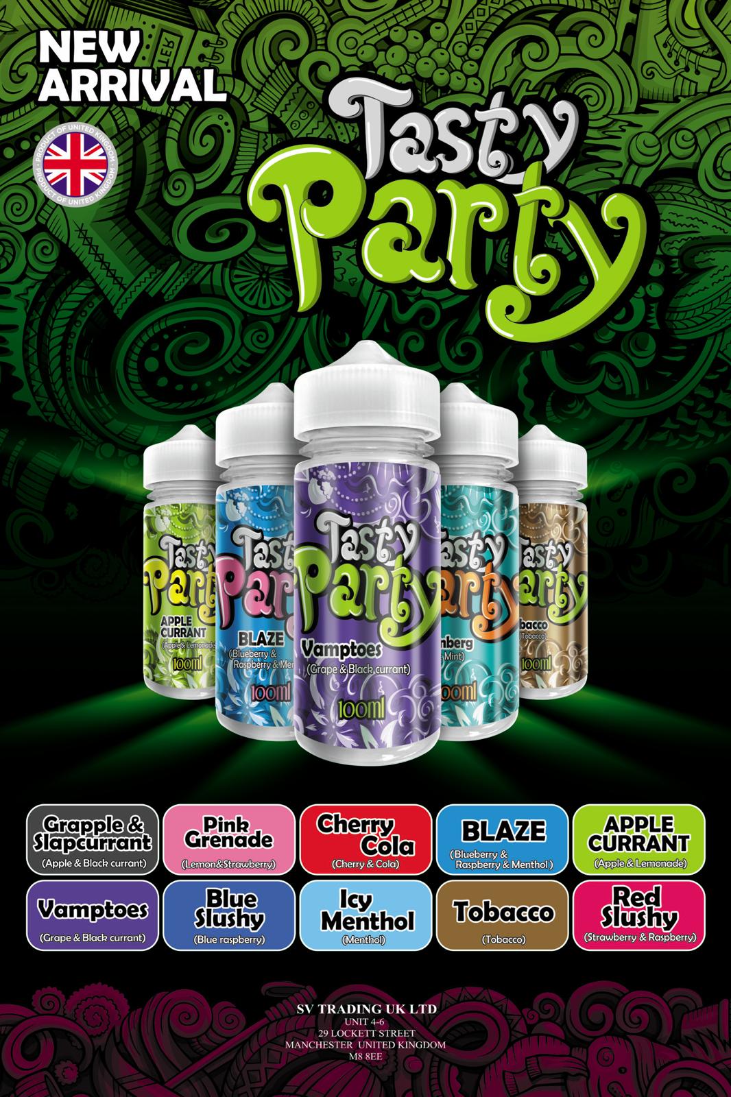 Tasty Party 100ml Shortfill Vamptoes