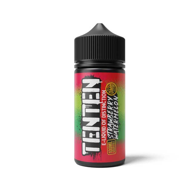 Ten Ten E - liquid 100ml Shortfill Strawberry Watermelon